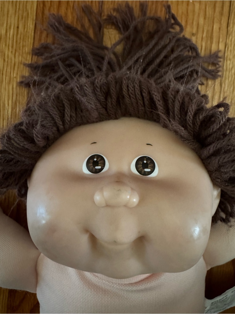 Brown-Haired Soft Face Baby Doll for Kids